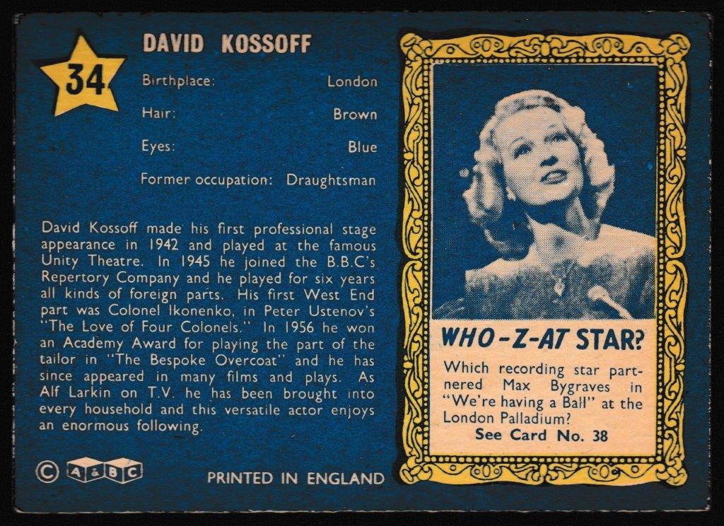A&BC - Who-Z-At Star? - David Kossoff A&BC - Who-Z-At Star? - David Kossoff