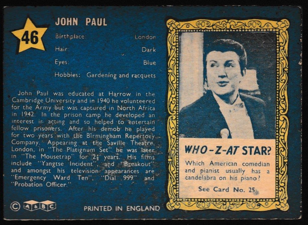 A&BC - Who-Z-At Star? - John Paul A&BC - Who-Z-At Star? - John Paul