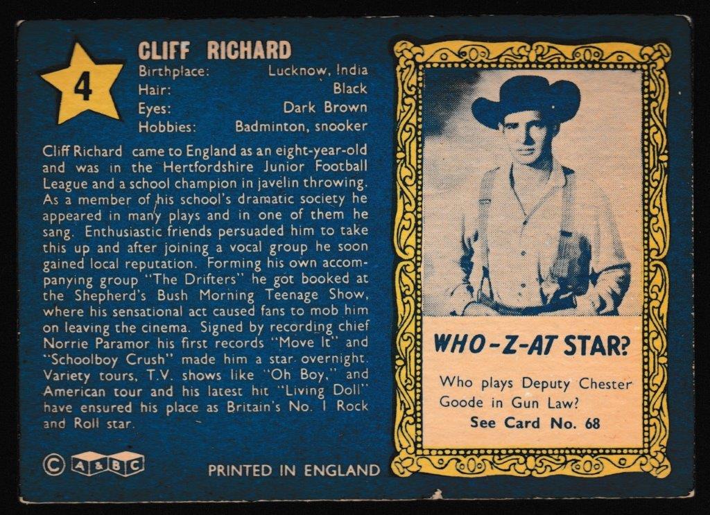 A&BC - Who-Z-At Star? - Cliff Richard A&BC - Who-Z-At Star? - Cliff Richard