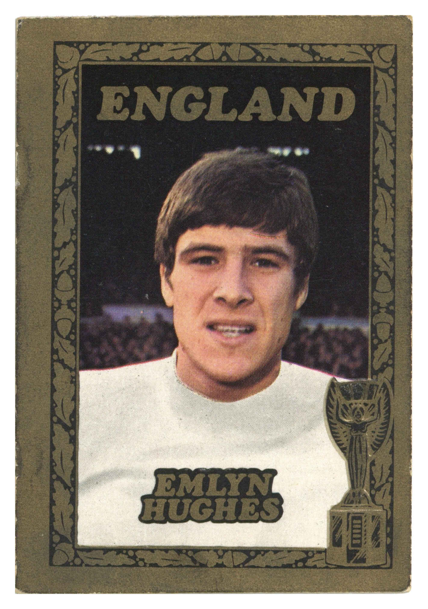 A&BC - 'World Cup Footballers' (1970) - Emlyn Hughes (Liverpool) A&BC - 'World Cup Footballers' (1970) - Emlyn Hughes (Liverpool)