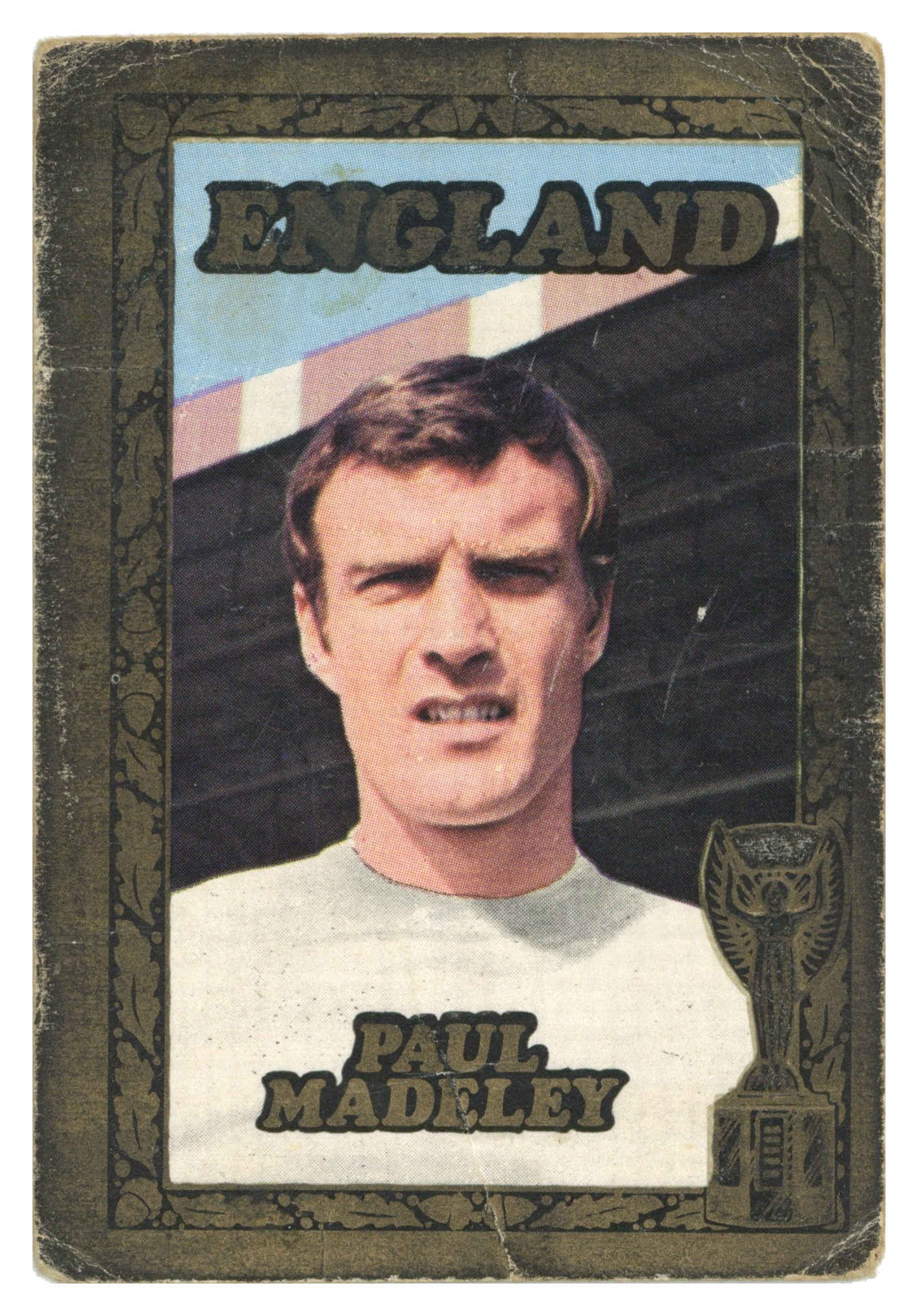 A&BC - 'World Cup Footballers' (1970) - Paul Madeley (Leeds United) A&BC - 'World Cup Footballers' (1970) - Paul Madeley (Leeds United)