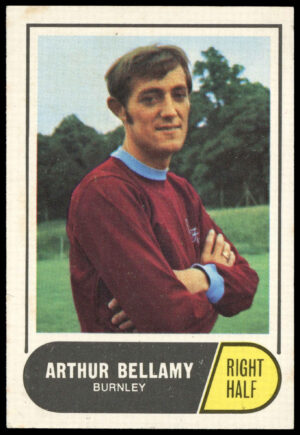A&BC - 'Footballers (1969/70 - English Series 3)' (1969) - Arthur Bellamy (Burnley)