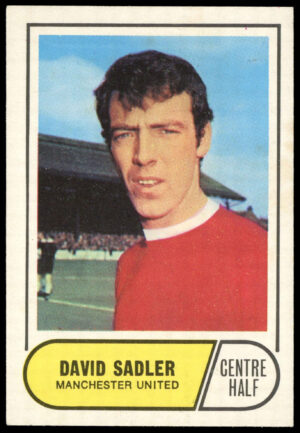 A&BC - 'Footballers (1969/70 - English Series 3)' (1969) - David Sadler (Manchester United)