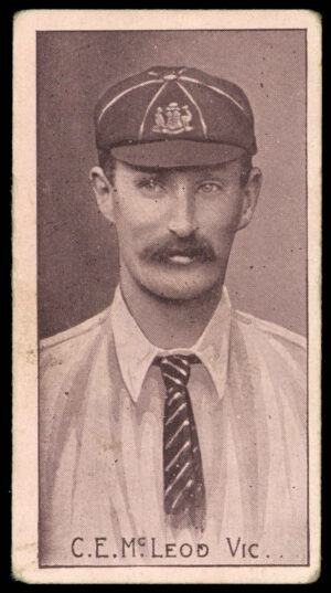 Sniders & Abrahams - 'Australian Cricket Team 1905 (Mauve)' - C.E. McLeod (Victoria) (1905)