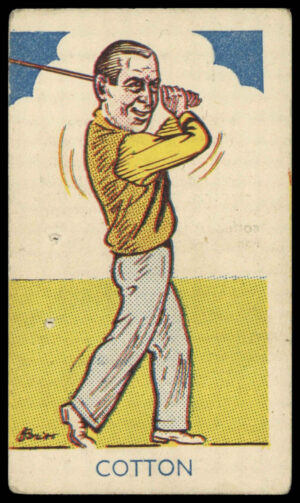 A&J Donaldson - 'Sports Favourites Golf' #323 - Henry Cotton (1950) A&J Donaldson - 'Sports Favourites Golf' #323 - Henry Cotton (1950)