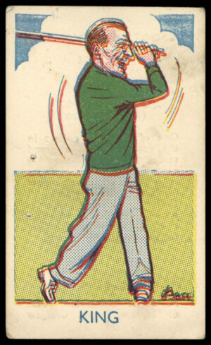 A&J Donaldson - 'Sports Favourites Golf' #324 - Sam L King (1950)