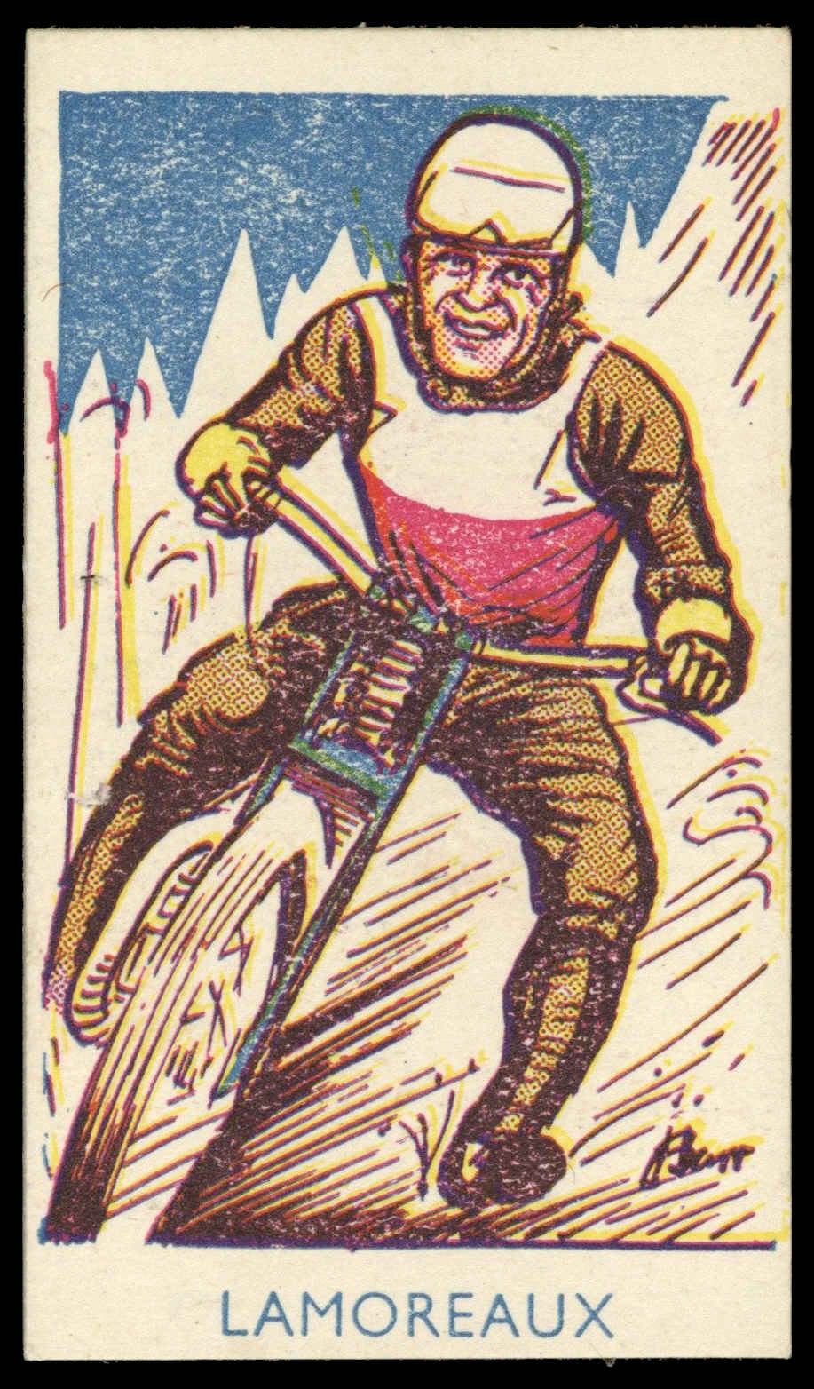 A&J Donaldson - 'Sports Favourites Speedway' (1950) - Wilbur Lamoreaux (Wembley) A&J Donaldson - 'Sports Favourites Speedway' (1950) - Wilbur Lamoreaux (Wembley)