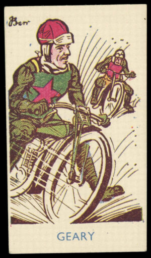 A&J Donaldson - 'Sports Favourites Speedway' (1950) - Dick Geary (Fleetwood)