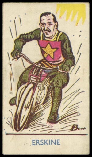 A&J Donaldson - 'Sports Favourites Speedway' (1950) - Mike Erskine (Wimbledon)