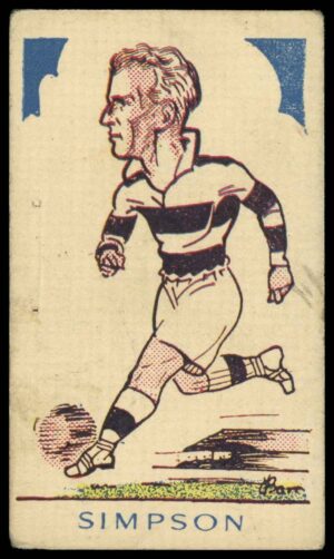 A&J Donaldson - 'Sports Favourites' (1948) - J. Simpson (Dundee United)