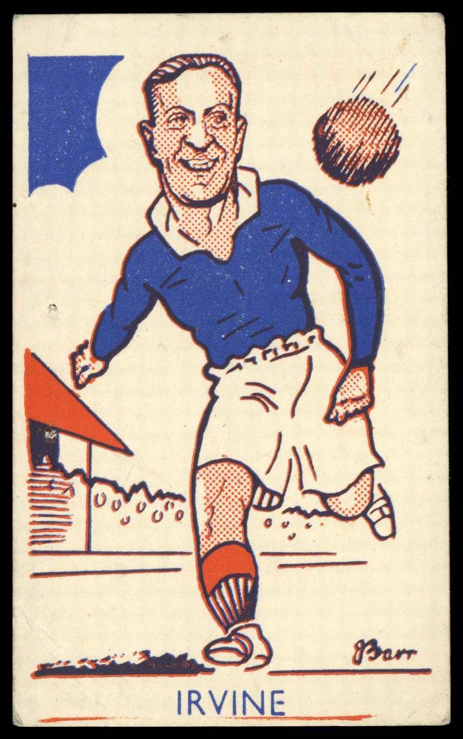 A&J Donaldson - 'Sports Favourites' (1948) - J. Irvine (St. Johnstone) A&J Donaldson - 'Sports Favourites' (1948) - J. Irvine (St. Johnstone)