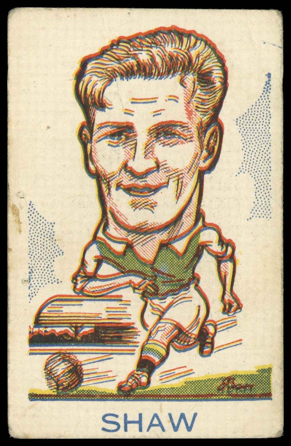 A&J Donaldson - 'Sports Favourites (Big Heads)' (1948) - D. Shaw (Hibernian) A&J Donaldson - 'Sports Favourites (Big Heads)' (1948) - D. Shaw (Hibernian)