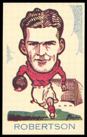 A&J Donaldson - 'Sports Favourites (Big Heads)' (1948) - #52 - Bill Robertson (Chelsea) A&J Donaldson - 'Sports Favourites (Big Heads)' (1948) - #52 - Bill Robertson (Chelsea)