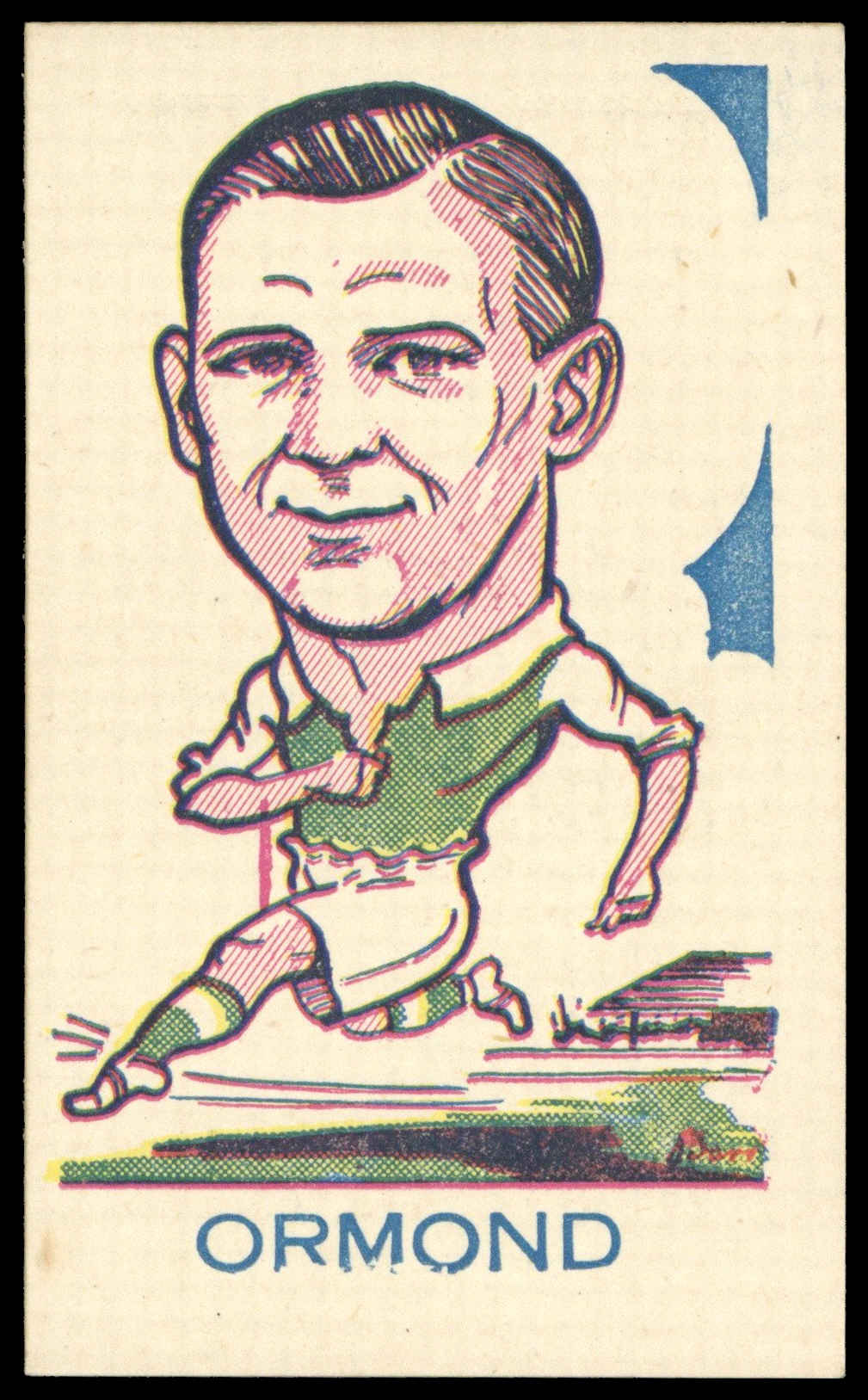 A&J Donaldson - 'Sports Favourites (Big Heads)' (1948) - #58 - Willie Ormond (Hibernian) A&J Donaldson - 'Sports Favourites (Big Heads)' (1948) - #58 - Willie Ormond (Hibernian)