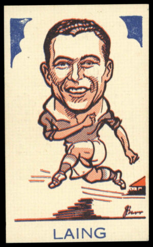 A&J Donaldson - 'Sports Favourites (Big Heads)' (1948) - #78 - Davie Laing (Heart of Midlothian)