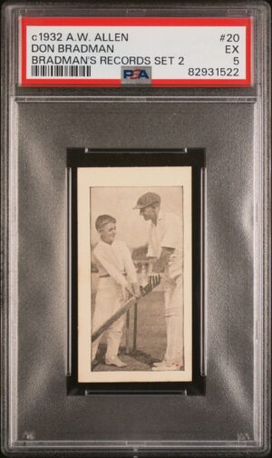 Allen's - Bradmans Records (Grey) '211 at Lord's' **PSA5** (1931) Allen's - Bradmans Records (Grey) '211 at Lord's' **PSA5** (1931)