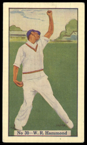 Allen's - W.R. Hammond (Gloucestershire) - 'Cricketers (Cure Em Quick)' (1914)