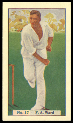 Allen's - 'Cricketers (Irish Moss)' (1938) - F.A. Ward (South Australia) Allen's - 'Cricketers (Irish Moss)' (1938) - F.A. Ward (South Australia)