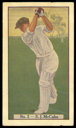 Allen's - 'Cricketers (Irish Moss)' (1938) - S.J. McCabe (New South Wales)