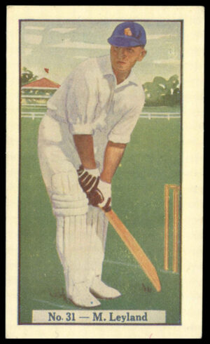 Allen's - 'Cricketers (Irish Moss)' (1938) - M. Leyland (Yorkshire)