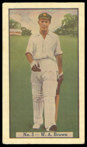 Allen's - 'Cricketers (Q-T Fruit)' (1938) - W.A. Brown (Queensland)