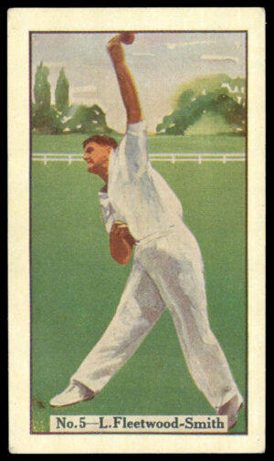 Allen's - 'Cricketers (Q-T Fruit)' (1938) - L.O'B. Fleetwood-Smith (Victoria)