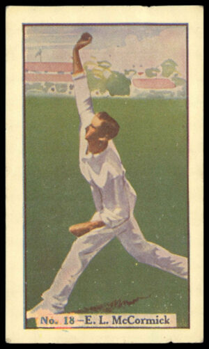 Allen's - 'Cricketers (Steam Rollers)' (1938) - E.L. McCormick (Victoria)