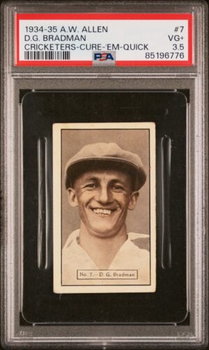 Allen's - Don Bradman (South Australia) 'Cricketers (Cure Em Quick)' (1938) **PSA3.5**