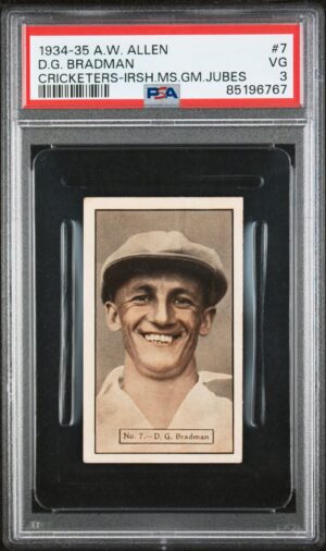 Allen's - Don Bradman (South Australia) 'Cricketers (Irish Moss)' (1938) **PSA3**