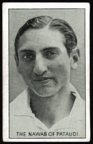 Amalgamated Press - 'Test Match Favourites' (1934) - The Nawab of Pataudi (Worcs)