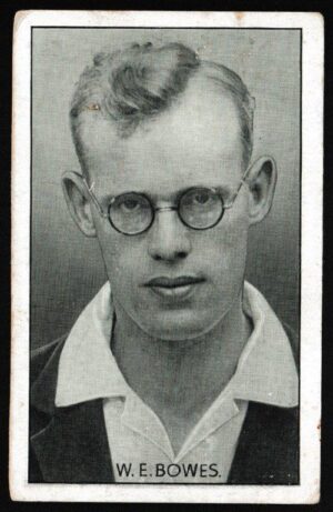 Amalgamated Press - 'Test Match Favourites' (1934) - W.E. Bowes (Yorkshire) Amalgamated Press - 'Test Match Favourites' (1934) - W.E. Bowes (Yorkshire)
