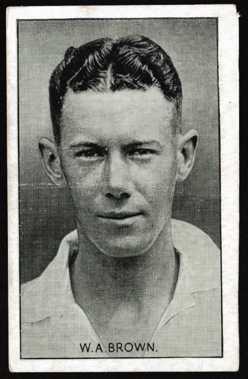 Amalgamated Press - 'Test Match Favourites' (1934) - W.A. Brown (New South Wales) Amalgamated Press - 'Test Match Favourites' (1934) - W.A. Brown (New South Wales)