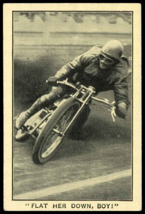 Amalgamated Press - 'Thrills of The Dirt Track' (1929) - Flat Her Down Boy!