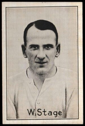 Amalgamated Press - 'English League Footer Captains' (1926) - W. Stage (Bury)