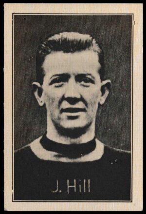 Amalgamated Press - 'English League Footer Captains' (1926) - J. Hill (Burnley)
