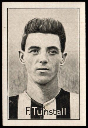 Amalgamated Press - 'Famous Footer Internationals' (1926) - F. Tunstall (Sheffield Utd)