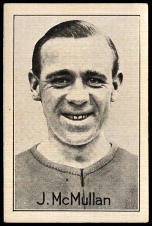 Amalgamated Press - 'Famous Footer Internationals' (1926) - J. McMullan (Man City)