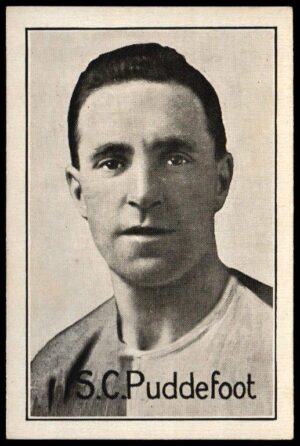 Amalgamated Press - 'Famous Footer Internationals' (1926) - S.C. Puddefoot (Blackburn Rovers)