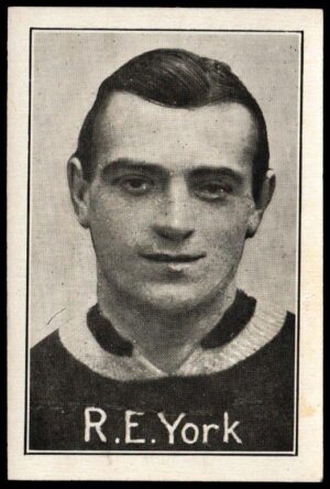Amalgamated Press - 'Famous Footer Internationals' (1926) - R.E. York (Aston Villa)