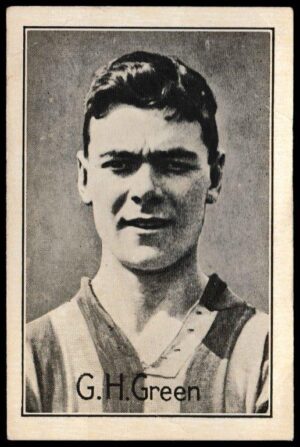 Amalgamated Press - 'Famous Footer Internationals' (1926) - G.H. Green (Sheffield Utd)