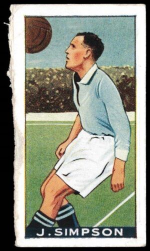 Amalgamated Press - 'Football Fame Series' (1936) - J. Simpson (Rangers) Amalgamated Press - 'Football Fame Series' (1936) - J. Simpson (Rangers)