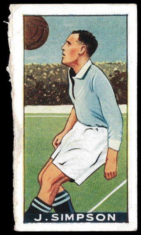 Amalgamated Press - 'Football Fame Series' (1936) - J. Simpson (Rangers) Amalgamated Press - 'Football Fame Series' (1936) - J. Simpson (Rangers)