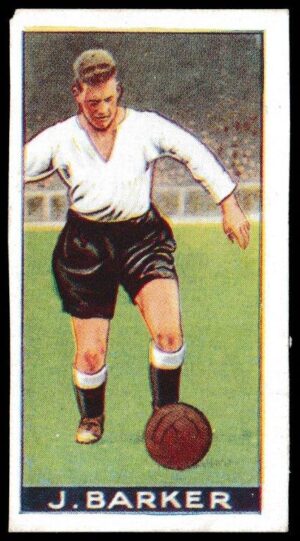 Amalgamated Press - 'Football Fame Series' (1936) - J. Barker (Derby County) Amalgamated Press - 'Football Fame Series' (1936) - J. Barker (Derby County)