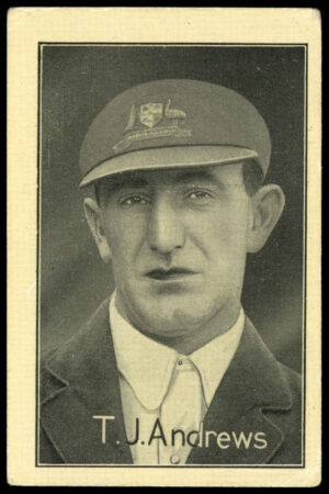 Amalgamated Press - 'Famous Test Match Cricketers #25 - T.J.E. Andrews (New South Wales) (1926)
