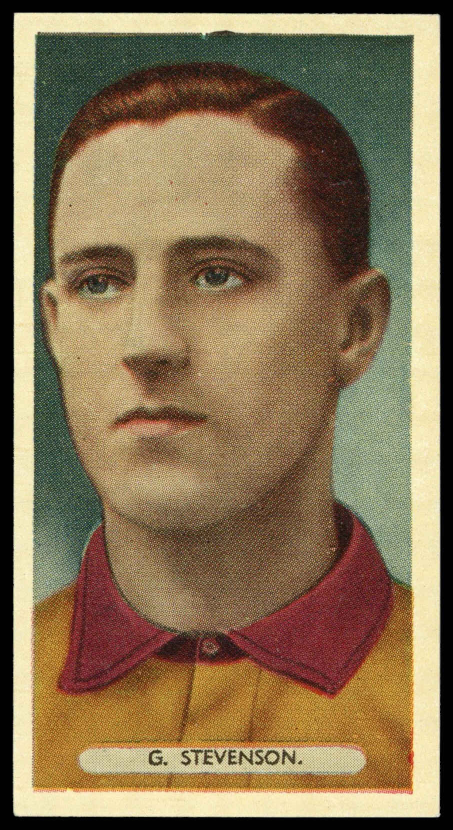 Ardath - 'Famous Footballers' (1934) - #16 - G. Stevenson (Motherwell) Ardath - 'Famous Footballers' (1934) - #16 - G. Stevenson (Motherwell)
