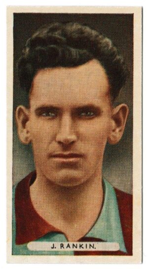 Ardath - 'Famous Footballers' (1934) - Card #10 - J. Rankin (Notts County)