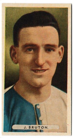 Ardath - 'Famous Footballers' (1934) - Card #17 - J. Bruton (Blackburn Rovers)