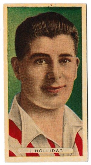 Ardath - 'Famous Footballers' (1934) - Card #38 - J. Holliday (Brentford)