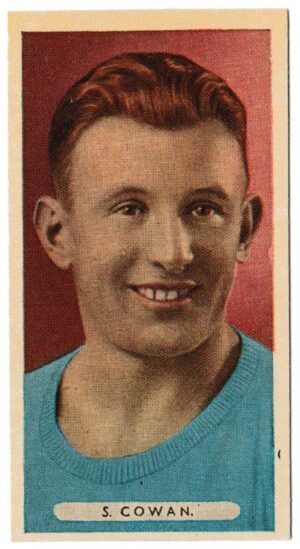 Ardath - 'Famous Footballers' (1934) - Card #40 - S. Cowan (Manchester City)