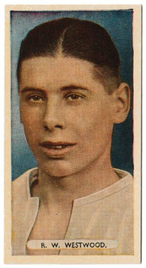 Ardath - 'Famous Footballers' (1934) - Card #44 - R.W. Westwood (Bolton Wanderers)